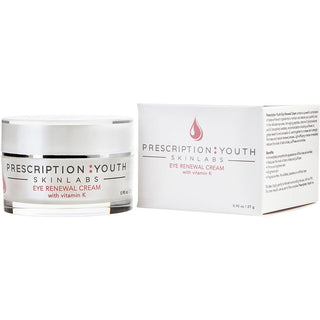 Prescription Youth Eye Cream Eye Renewal Cream with Vitamin K, 27g/0.90oz, a potent formula for youthful and refreshed eyes.