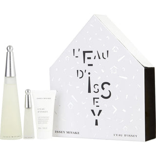 L'EAU D'ISSEY by Issey Miyake - EDT SPRAY 3.3 OZ & BODY LOTION 1.6 OZ & EDT SPRAY 0.33 OZ MINI