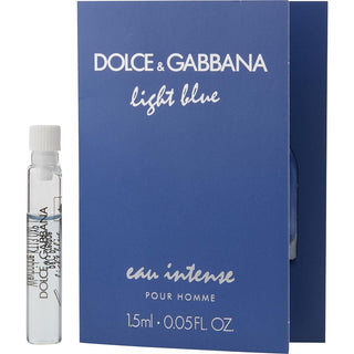 D & G LIGHT BLUE EAU INTENSE by Dolce & Gabbana - EAU DE PARFUM VIAL ON CARD