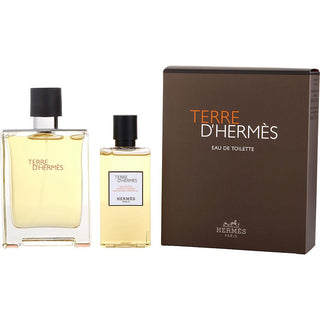 Terre d'Hermes 2pc Set EDT Spray 3.3 OZ & Hair and Body Shower Gel 2.7 OZ - fragrancedealz.com