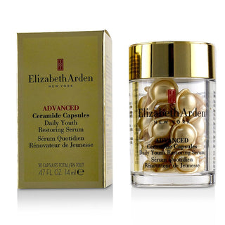 Elizabeth Arden Ceramide Capsules Daily Youth Restoring Serum ADVANCED, 30 capsules jar. Buy now at fragrancedealz.com.