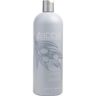 Abba Moisture Conditioner 32oz bottle with new packaging, featuring olive butter and peppermint oil.