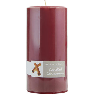 Candied Cinnamon 3x6 inch Pillar Candle available at fragrancedealz.com.