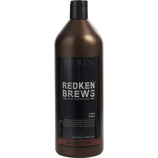 REDKEN by Redken - REDKEN BREWS 3 IN 1 (SHAMPOO, CONDITIONER & BODY WASH)