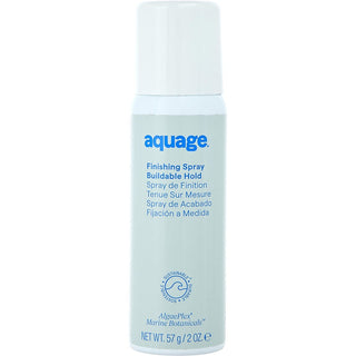 Aquage Finishing Spray 2oz - Versatile spray with sea botanicals for flexible hold and natural shine, perfect for all hair types.