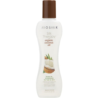 Biosilk Silk Therapy with Organic Coconut Oil Leave In Treatment 5.6oz - fragrancedealz.com