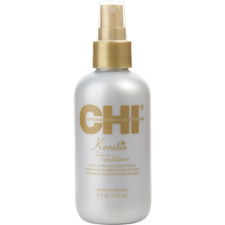 Chi Keratin Leave-In Conditioner Spray 6oz bottle available at fragrancedealz.com.