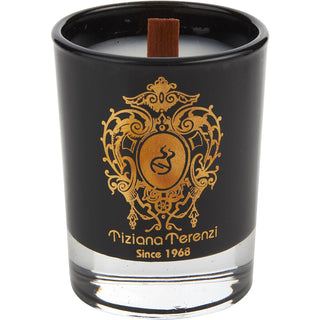 TIZIANA TERENZI ALMOND VANILLA by Tiziana Terenzi - SCENTED BLACK GLASS CANDLE