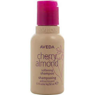 Aveda Cherry Almond Softening Shampoo 1.7oz bottle with a luxurious scent.