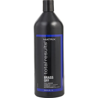 Total Results BRASS OFF CONDITIONER 33.8 OZ bottle.