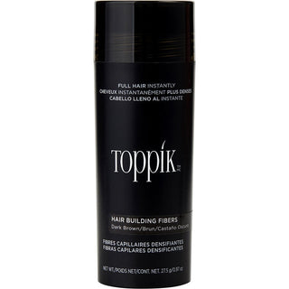 Toppik Hair Building Fibers Dark Brown Economy 27.5G/0.97 OZ bottle.