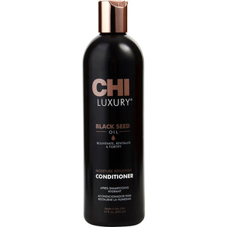 Chi Luxury Black Seed Oil Moisture Replenish Conditioner 12oz bottle available at fragrancedealz.com.