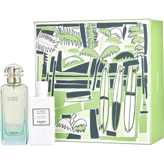 UN JARDIN SUR LE NIL by Hermes - EDT SPRAY 3.3 OZ & BODY LOTION