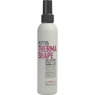 KMS Therma Shape Hot Flex Spray 6.7oz heat protection spray for flexible hold available at FragranceDealz.






