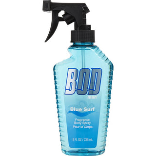 Bod Man Blue Surf Fragrance Body Spray, 8oz bottle, with a sleek, modern design. Shop now at fragrancedealz.com.