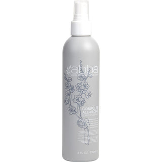 Abba Complete All-In-One Leave-In Spray 8oz bottle with natural botanical extracts.