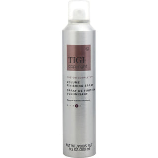 Tigi Copyright Custom Create Volume Finishing Spray 9.2 OZ bottle.