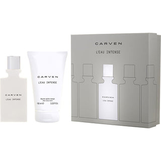 Carven L'Eau Intense Eau de Toilette Spray and After Shave Balm set available at fragrancedealz.com.