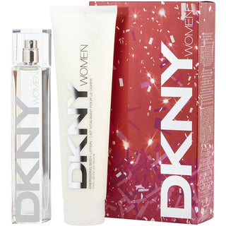 DKNY New York EDT Spray 1.7 oz and Body Lotion 5 oz set with sleek packaging.