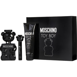 MOSCHINO TOY BOY by Moschino - EAU DE PARFUM SPRAY 3.4 OZ & SHOWER GEL 5 OZ & EAU DE PARFUM SPRAY 0.33 OZ