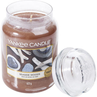 Yankee Candle Seaside Woods Scented Large Jar 22 OZ at fragrancedealz.com