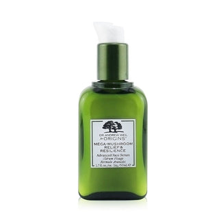 Origins Dr. Andrew MegaMushroom Skin Relief & Resilience Advanced Face Serum 1.7 oz bottle for soothing and fortifying skin, available at fragrancedealz.com