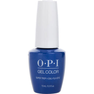 OPI Gel Color Soak-Off Gel Lacquer in Super Tropicalifijilistic 0.5 oz bottle for a vibrant, high-gloss finish. Available at fragrancedealz.com