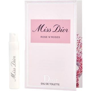 MISS DIOR ROSE N'ROSES by Christian Dior - EDT SPRAY VIAL ON CARD