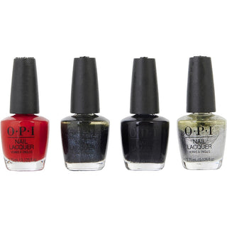 OPI Love OPI 4-Piece Set with mini Gel Color Soak-Off Gel Lacquer in Ornament To Be Together, Coalmates, Holdazed Over You, and My Wish List. Available at fragrancedealz.com