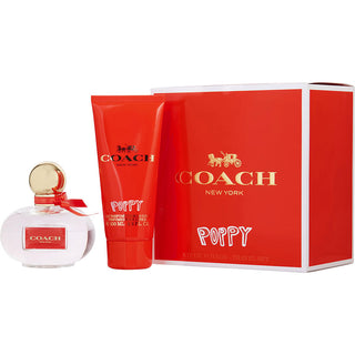  Coach Poppy Eau de Parfum Spray 3.4 OZ and Body Lotion 3.4 OZ set. Buy now at fragrancedealz.com.