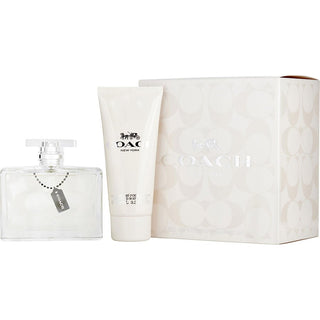 Coach Signature Eau de Parfum Spray 3.4 oz and Body Lotion 3.4 oz set. Buy now at fragrancedealz.com