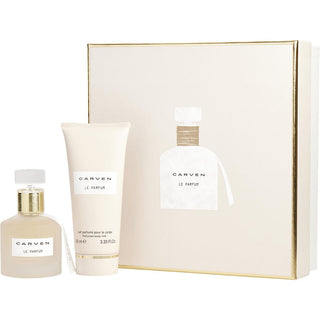 Carven Le Parfum Eau de Parfum Spray and Body Milk set available at fragrancedealz.com.