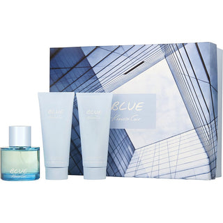 KENNETH COLE BLUE by Kenneth Cole - EDT SPRAY 3.4 OZ & AFTERSHAVE BALM 3.4 OZ & HAIR AND BODY WASH 3.4 OZ