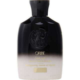 Oribe Gold Lust Repair & Restore Shampoo 2.5 oz bottle for rejuvenating damaged hair, available at fragrancedealz.com