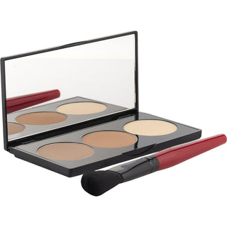 Smashbox by Smashbox - Step By Step Contour Kit (1 x Contour Palette + 1 x Contour Brush) -Deep (Light/Medium)