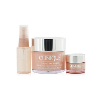 CLINIQUE by Clinique - Moisture Surge Set: Moisture Surge 100H 125ml+ All About Eyes 15ml+ Moisture Surge Face Spray Thirsty Skin Relief 30ml