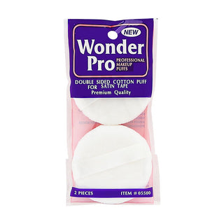 Wonder by Wonder - Pro Double Sided Cotton Puff With Satin Tape