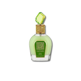 Bottle of Wild Vanille By Lattafa, a delightful fusion of vanilla essence and wild charm. Experience its captivating aroma at fragrancedealz.com