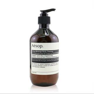 Aesop Citrus Melange Body Cleanser 16.9oz bottle with elegant design.