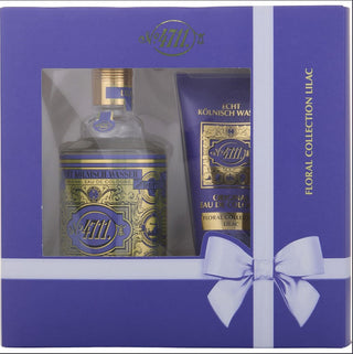 4711 Floral Collection Lilac Eau de Cologne Spray 3.4oz and Shower Gel 1.7oz set with a delicate floral design.