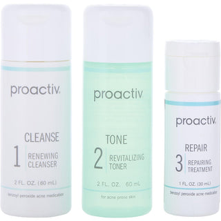 Proactiv by Proactiv - 3-Step Acne Treatment System (30 Days) - Renewing Cleanser 60ml + Revitalizing Toner 60ml + Repairing Treatment 30ml