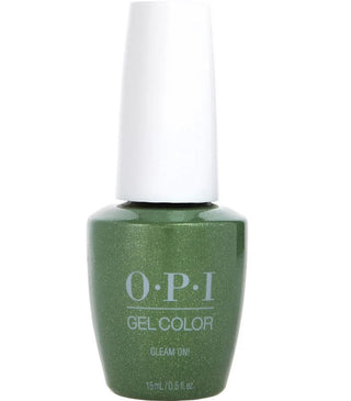 OPI Gel Color Soak-Off Gel Lacquer in Gleam On! 0.5 oz bottle for a vibrant, high-gloss finish. Available at fragrancedealz.com