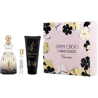 JIMMY CHOO I WANT CHOO FOREVER by Jimmy Choo - EAU DE PARFUM SPRAY 3.3 OZ & BODY LOTION 3.3 OZ & EAU DE PARFUM SPRAY 0.25 OZ MIN