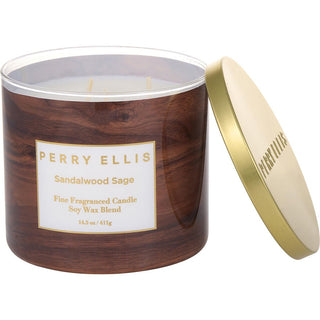 Perry Ellis Sandalwood Sage Scented Candle 14.5 OZ on fragrancedealz.com.