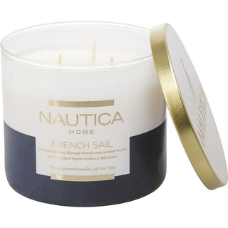 Nautica French Sail Candle 14.5 oz jar.