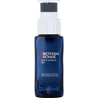 Biotherm Homme Force Supreme Gel 1.69oz - Rejuvenating gel with Life Plankton and Pro-Xylane for firmer, youthful skin.