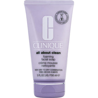 Clinique All About Clean Foaming Facial Soap Very Dry to Dry Combination 5oz