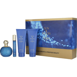  Sun Moon Stars Gift Set EDT Spray 3.4 OZ & Body Lotion 3.4 OZ & Shower Gel 3.4 OZ & Mini - fragrancedealz.com