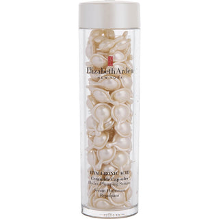  Elizabeth Arden Ceramide Hyaluronic Acid Capsules Hydra-Plumping Serum, 90 capsules jar. Buy now at fragrancedealz.com.