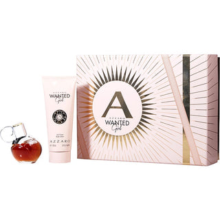 Azzaro Wanted Girl EDP set with 1oz spray and 3.3oz body lotion.